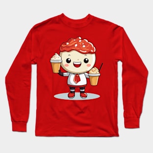 Donut kawaii  junk food T-Shirt cute  funny Long Sleeve T-Shirt